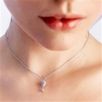 Necklace Rosato Woman ARIA in Silver Zirconia RZAR05 - RZAR05
